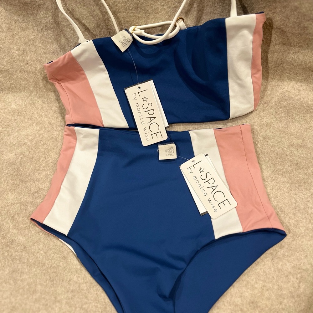 NWT L*Space Portia and Rebel Girl Bikini SET Small - Picture 4 of 8